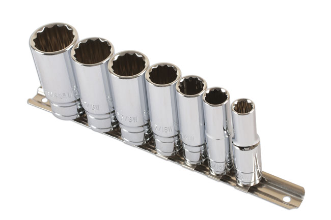 Socket sizes: 1/8", 3/16", 1/4", 5/16", 3/8", 7/16", 1/2".