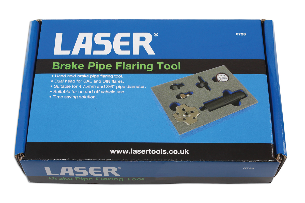 Heavy duty cast body & precision engineered dies for consistent, quality flares.