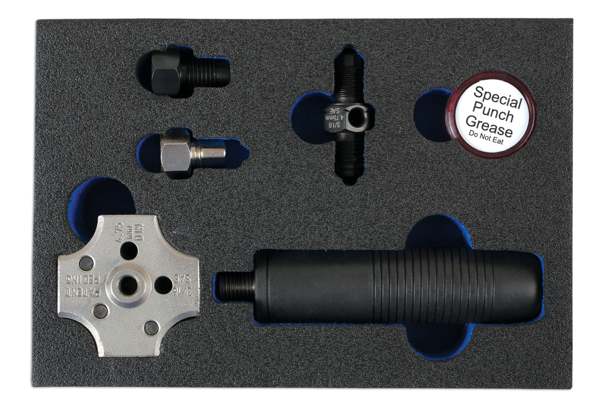 For brake pipe diameters: 4.75mm, 3/16".