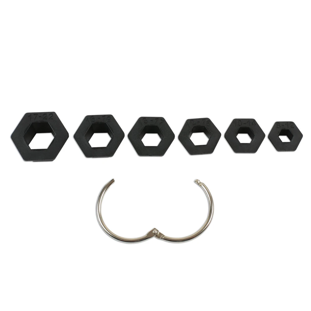 Prevents damage to chrome & anodised bolts (non marking).