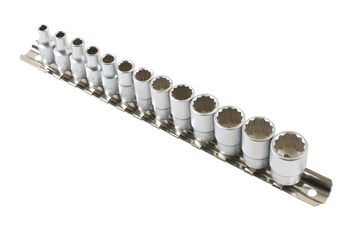 Socket sizes: 4, 4.5, 5, 5.5, 6, 7, 8, 9, 10, 11, 12, 13, 14mm.