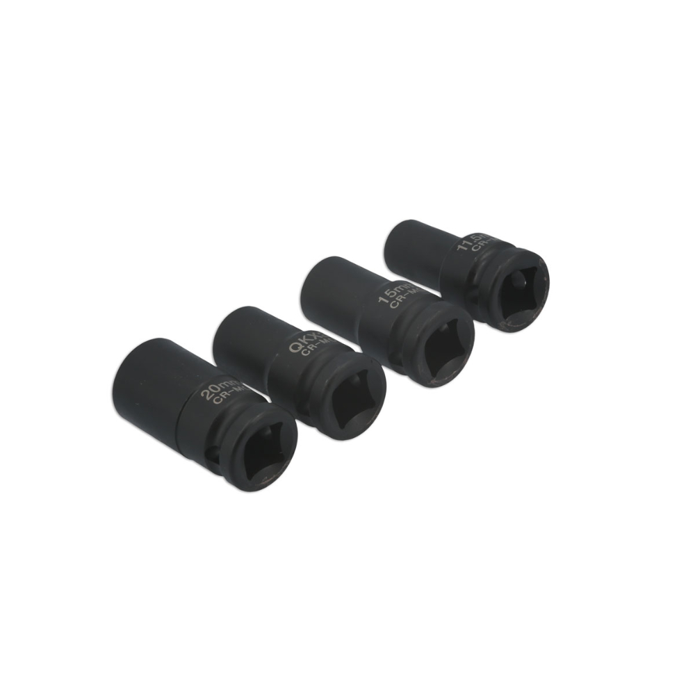Contents: 11.5mm x 10pt, 15mm x 10pt, 20mm x 10pt & 7pt sockets.