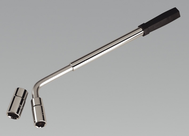 Siegen 3pc 1/2" Sq Drive Extendable Wrench S0472, 1/2"Sq Drive L-bar extends from 355 to 520mm and gives extra leverage for stubborn fixings | Toolforce.ie