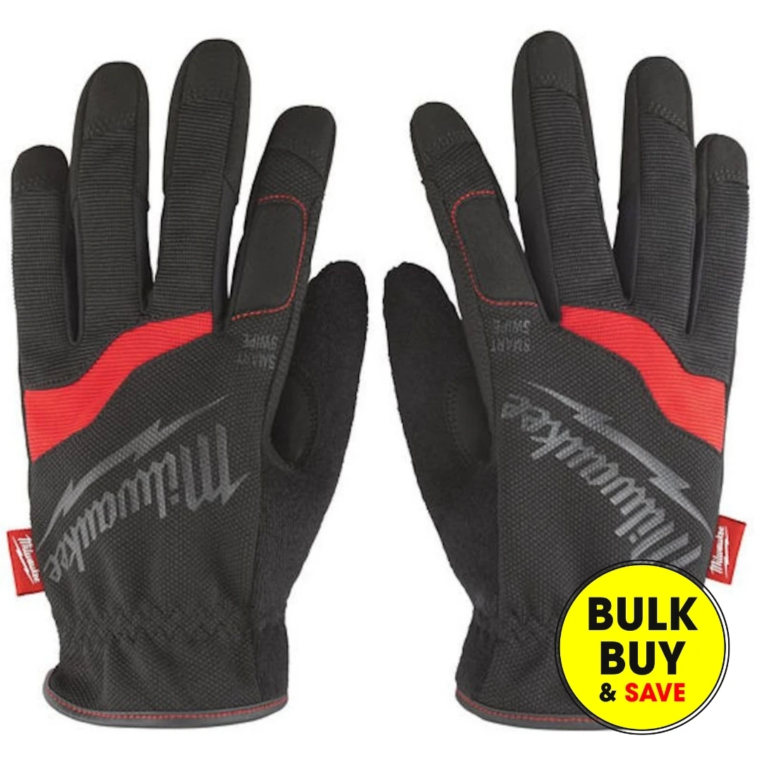 Milwaukee FREE-FLEX Work Gloves  Front View