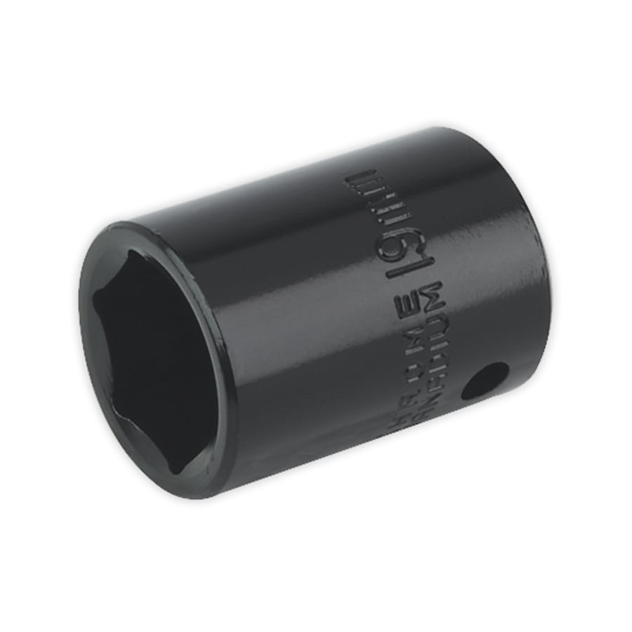 Impact Socket 19mm 1/2"Sq Drive | Chrome Vanadium, drop-forged, WallDrive® impact socket. | toolforce.ie