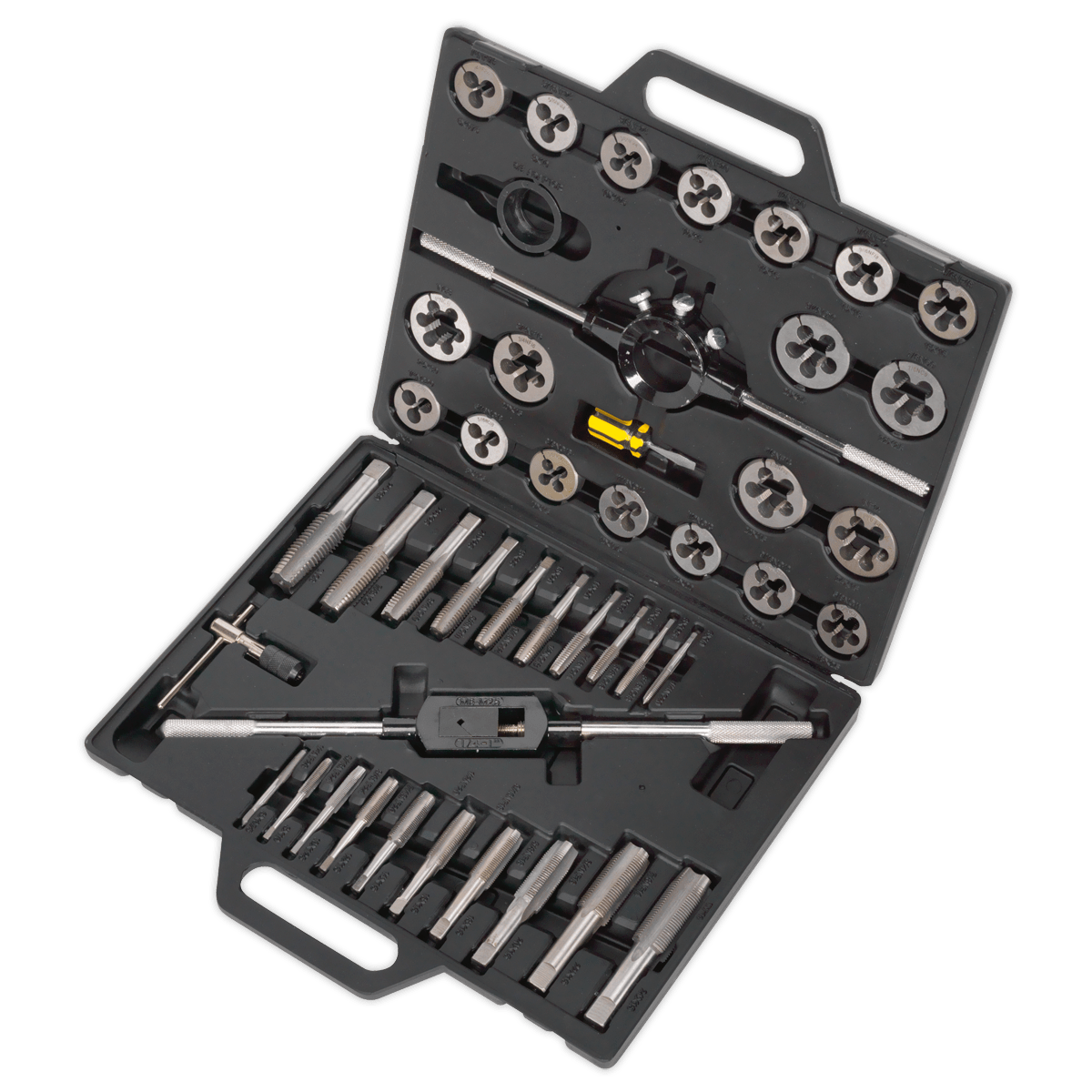 Tap & Die Set 45pc Split Dies Imperial | Precision machined, alloy steel taps and dies. | toolforce.ie