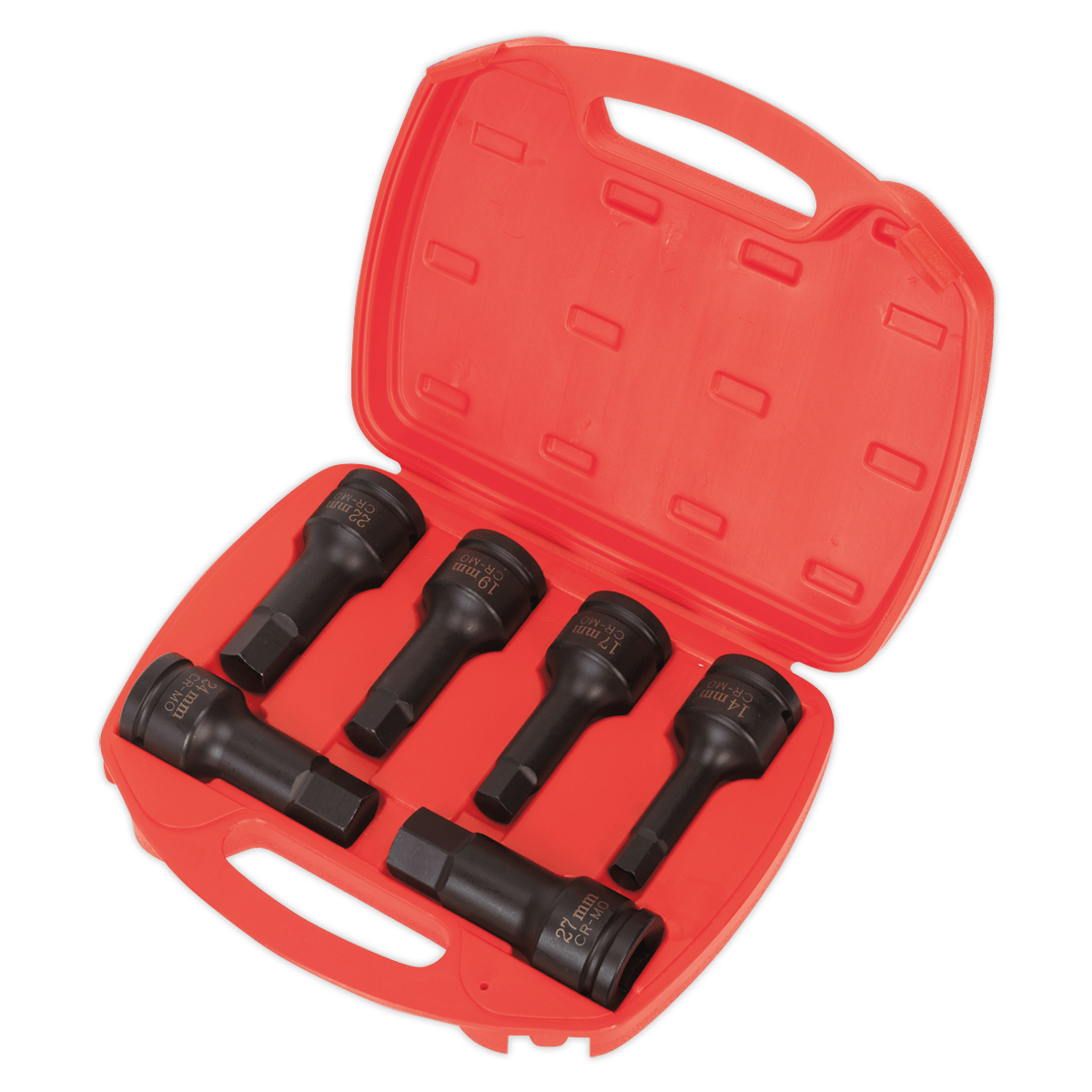 Impact Hex Socket Bit Set 6pc 3/4"Sq Drive | Durable Chrome Molybdenum steel gives optimum balance between hardness and flexibility. | toolforce.ie