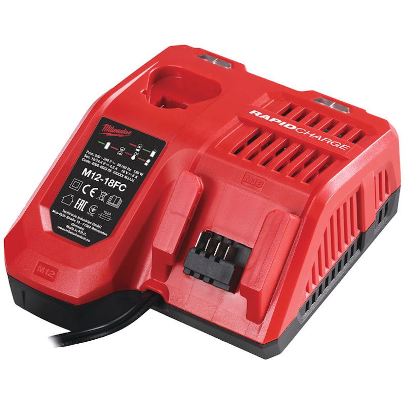 Milwaukee M12-M18 Fast Battery Charger M12-18FC