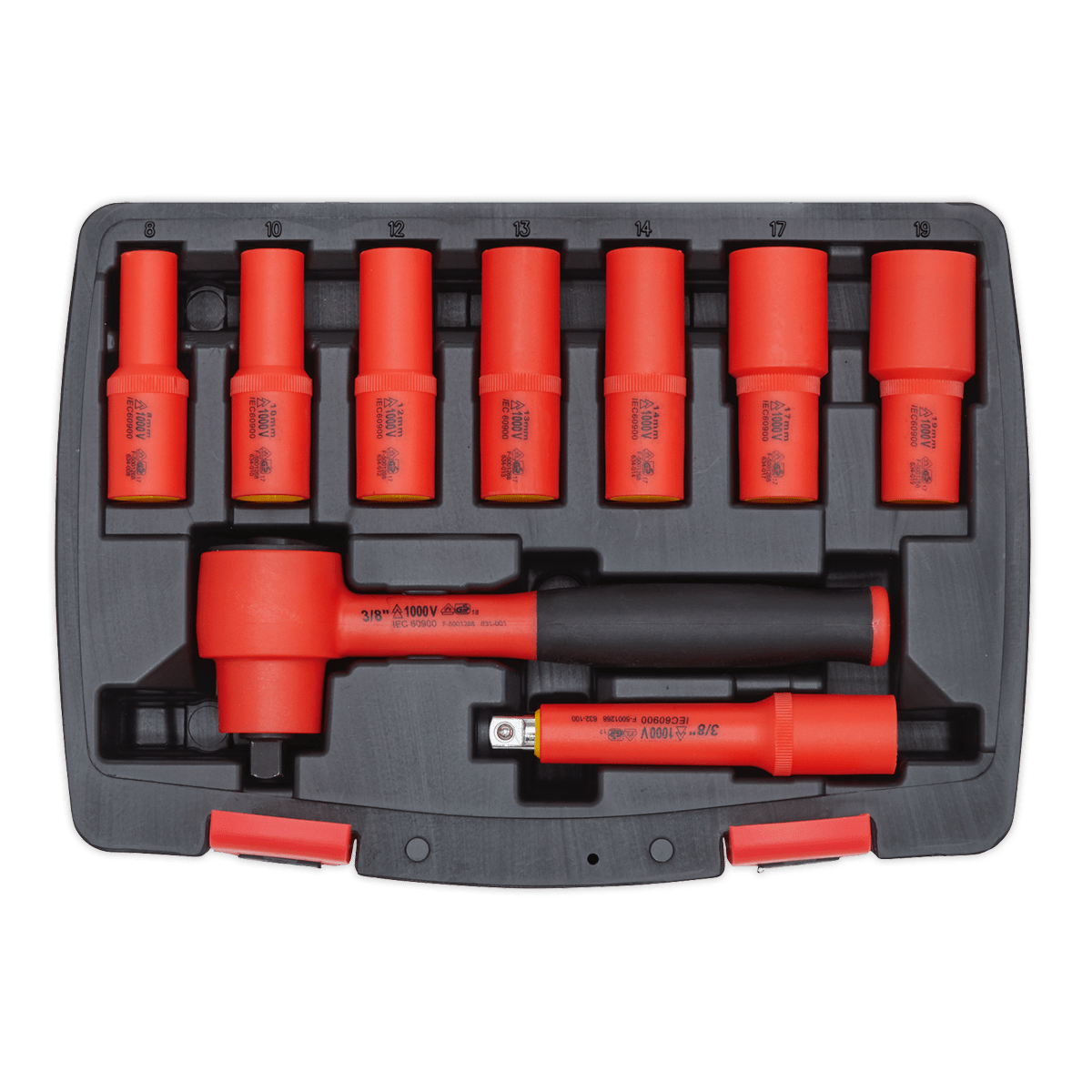 9 piece Insulated Socket set