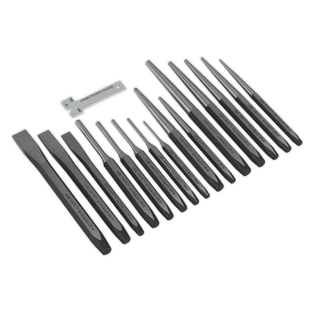 Sealey Punch & Chisel Set 16pc AK9216