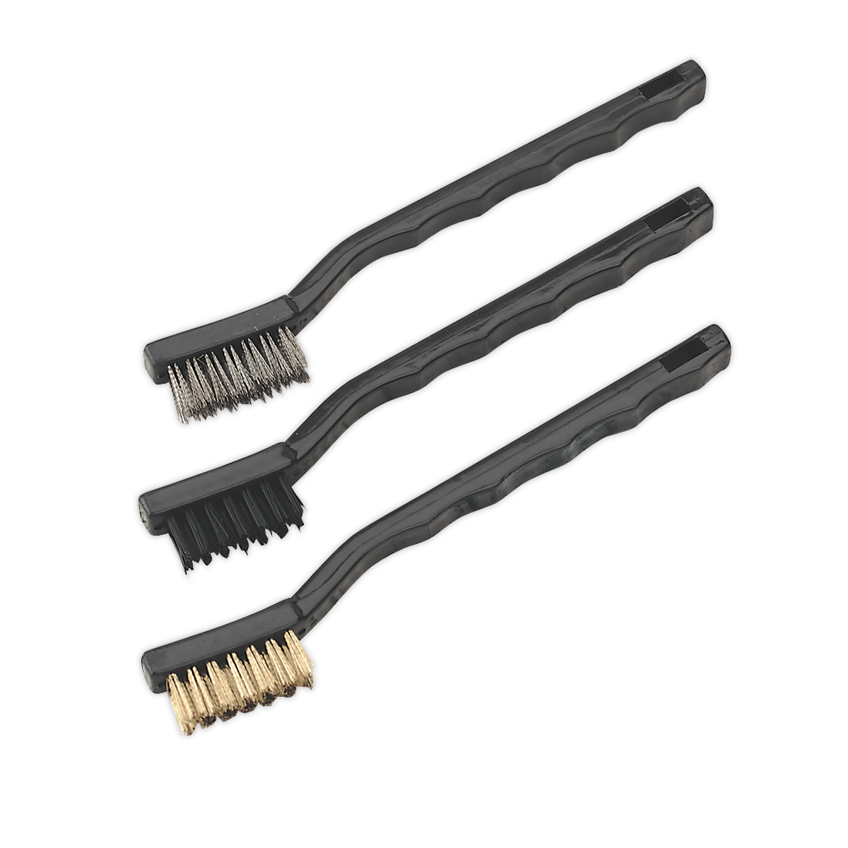 Sealey Miniature Brush Set 3pc AK9791