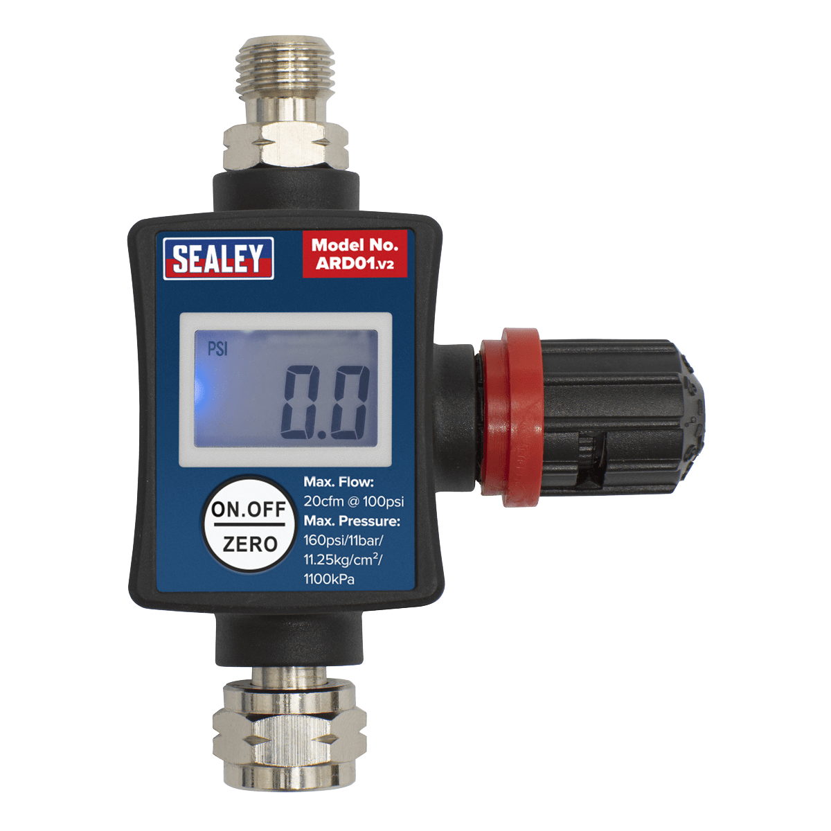 Sealey On-Gun Digital Pressure Regulator/Gauge ARD01