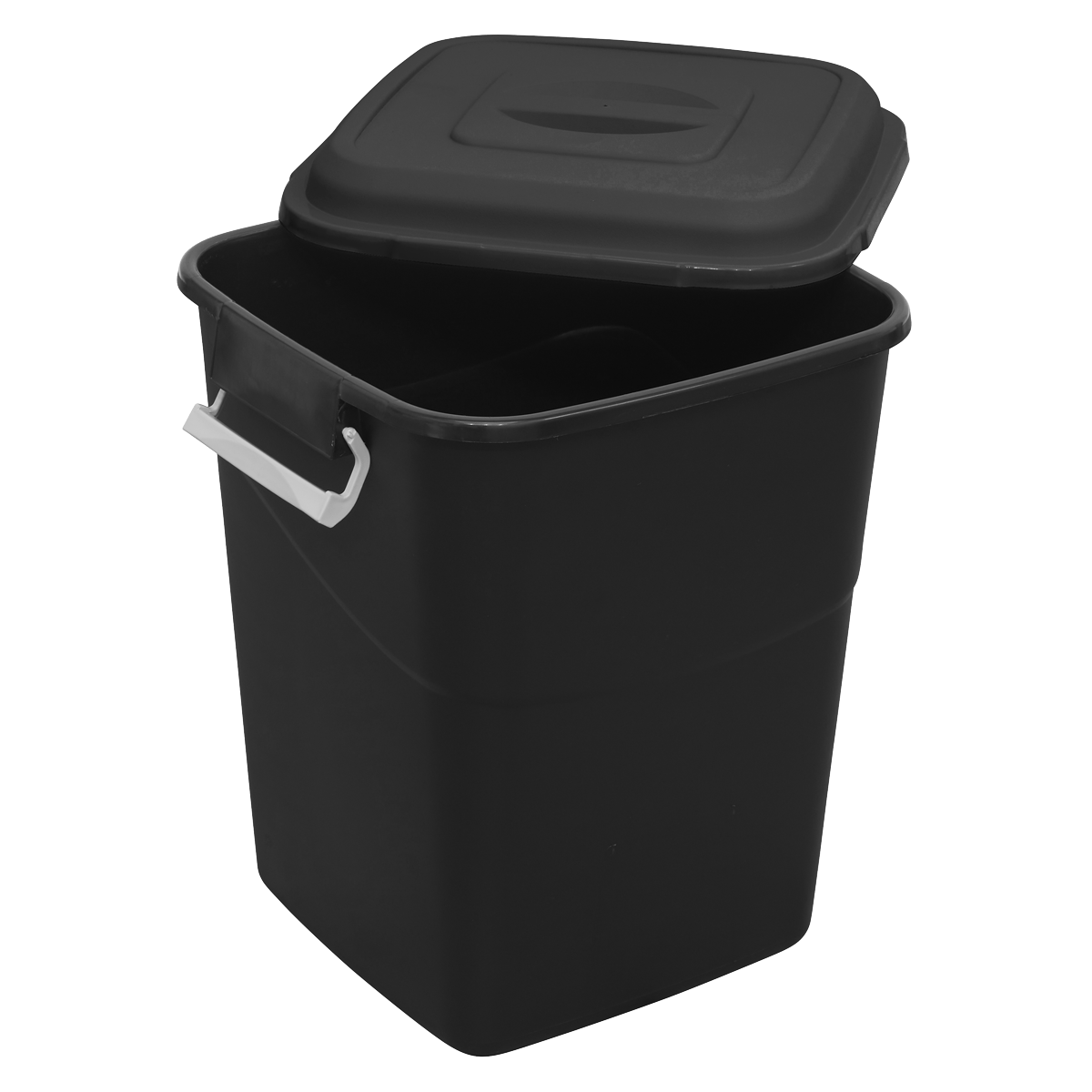 Refuse/Storage Bin 50L - Black | Durable refuse/storage bin made from polypropylene. | toolforce.ie