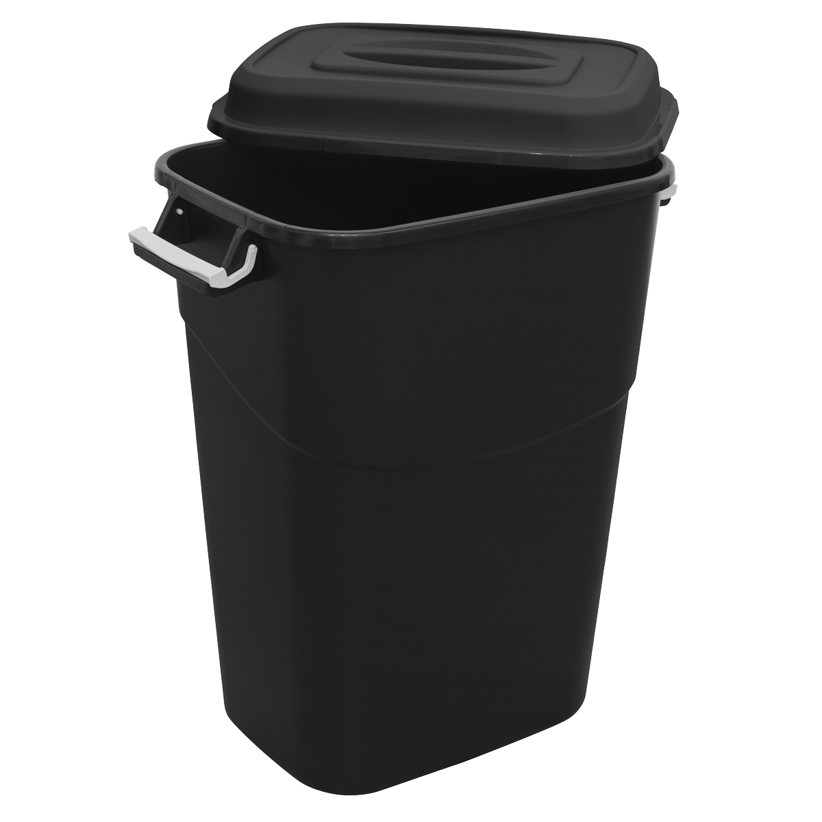 Refuse/Storage Bin 95L - Black | Durable refuse/storage bin made from polypropylene. | toolforce.ie