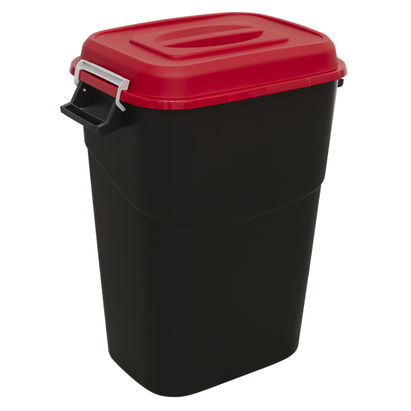 Refuse/Storage Bin 95L - Red | Durable refuse/storage bin made from polypropylene. | toolforce.ie