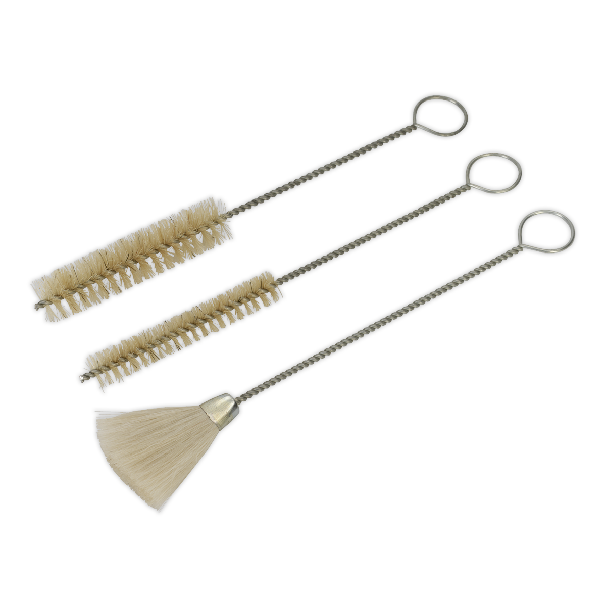 Sealey Spray Gun Cleaning Brush Set 3pc BSGC/3