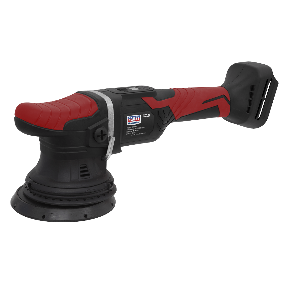 Sealey Cordless Orbital Polisher 125mm 20V SV20 Series Lithium-ion - Body Only CP20VOP