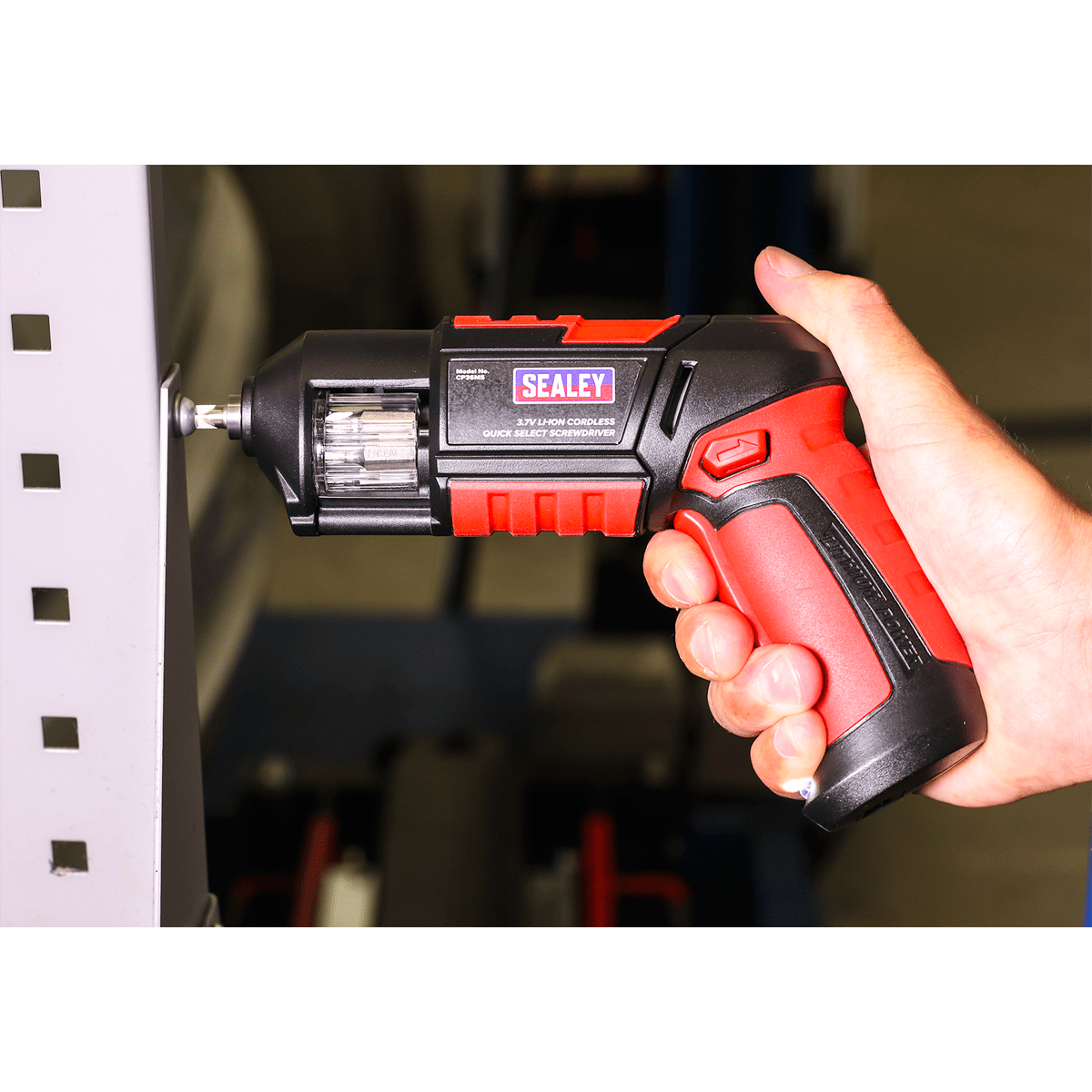 Cordless Screwdriver Quick Select 14pc 3.7V Lithium-ion USB | Compact, lightweight and comfortable to use. | toolforce.ie