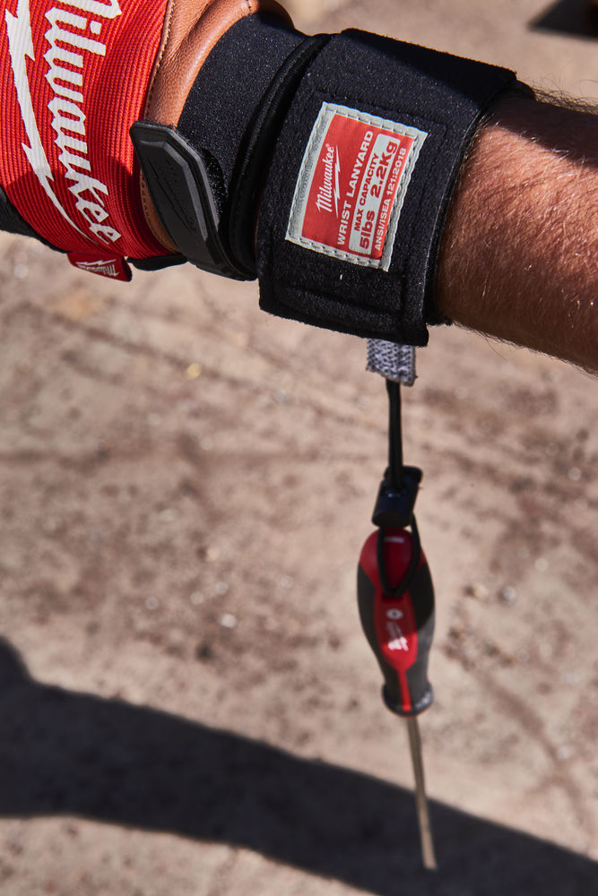 Milwaukee Wrist Lanyard 4932472107, Suspension loop for safe connection of all types of tools