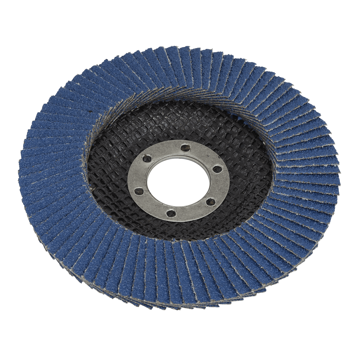 Flap Disc Zirconium 100mm 16mm Bore 120Grit | Zirconium flap disc for descaling, derusting, weld preparation, weld cleaning and general surface preparation. | toolforce.ie