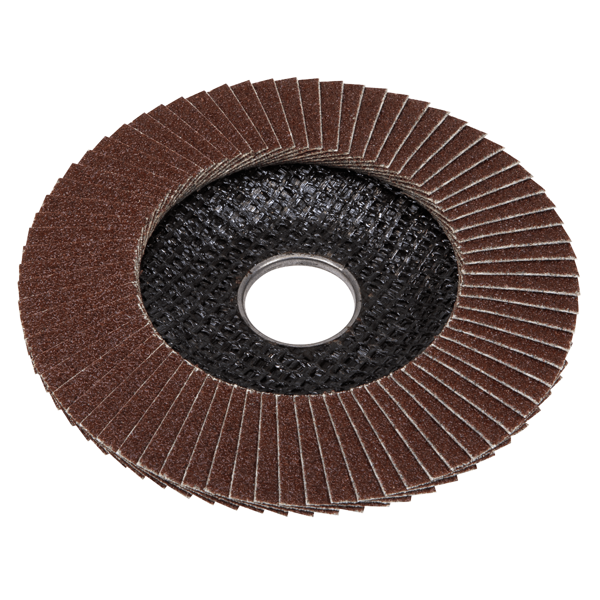 Sealey Flap Disc Aluminium Oxide 100mm 16mm Bore 120Grit FD100120E