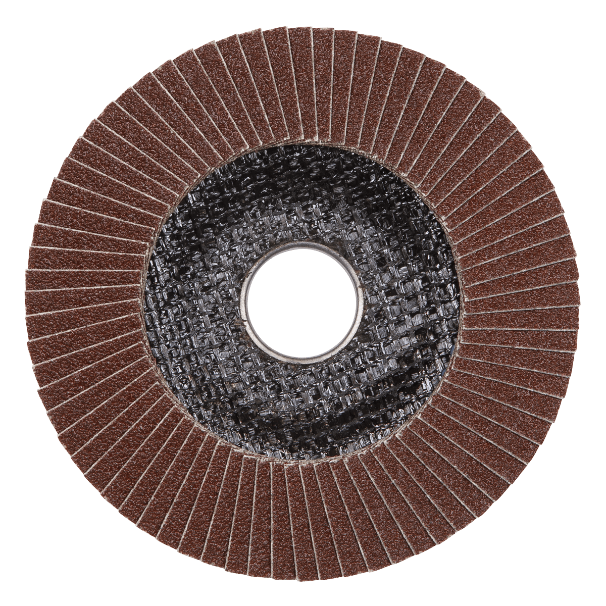 Flap Disc Aluminium Oxide ¯100mm ¯16mm Bore 120Grit | Aluminium Oxide flap disc for descaling, derusting, weld preparation, weld cleaning and general surface preparation. | toolforce.ie