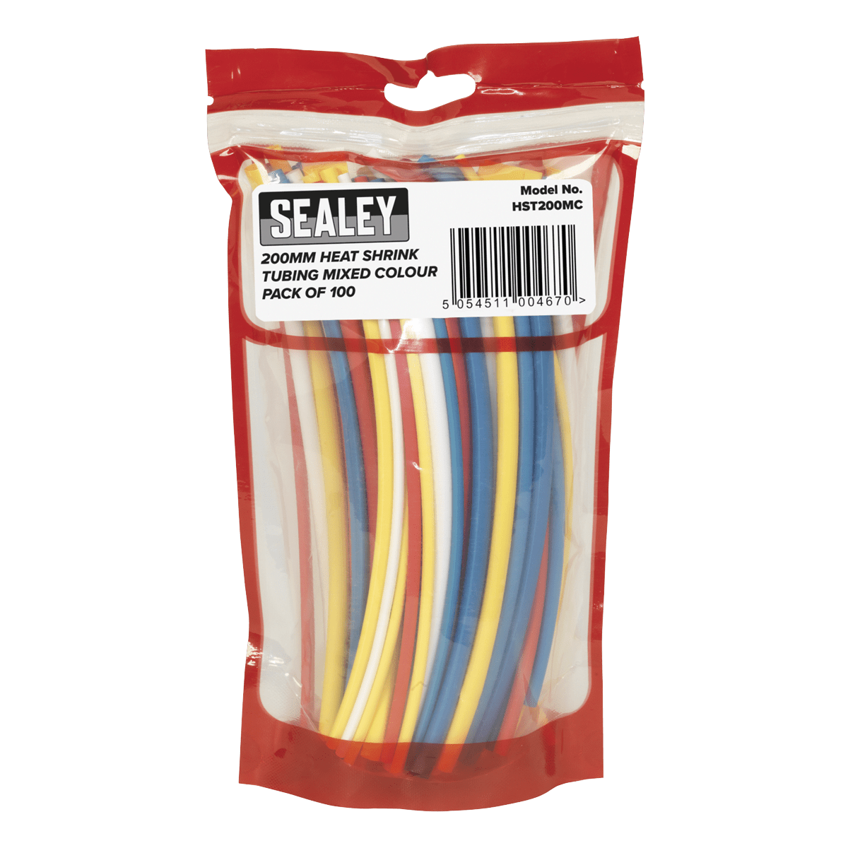 Heat Shrink Tubing Mixed Colours 200mm 100pc | RoHS compliant heat shrink tubing. | toolforce.ie