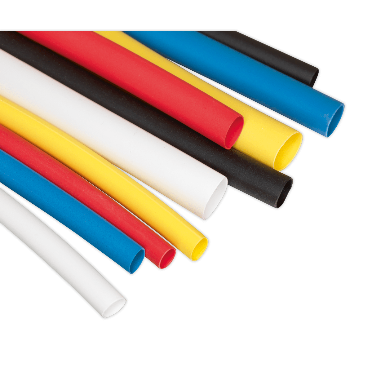 assortment of coloured heat shrink for wires
