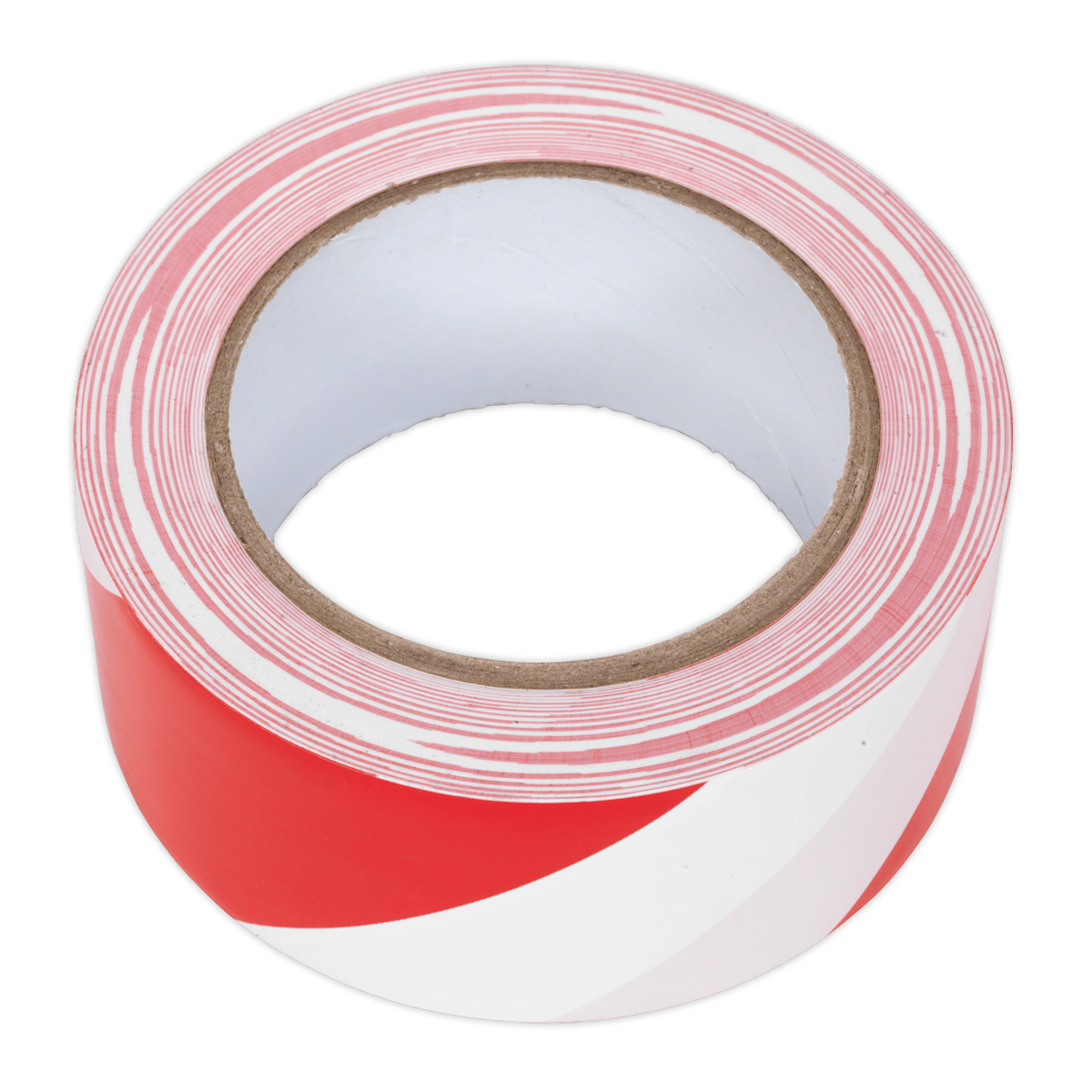 Sealey Hazard Warning Tape 50mm x 33m Red/White HWTRW
