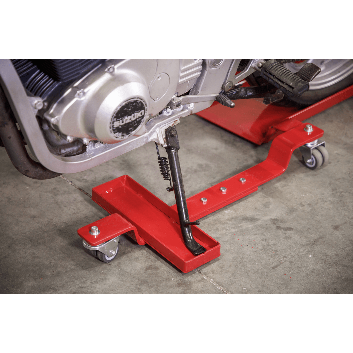 Sealey Motorcycle Dolly Rear Wheel - Side Stand Type MS0630