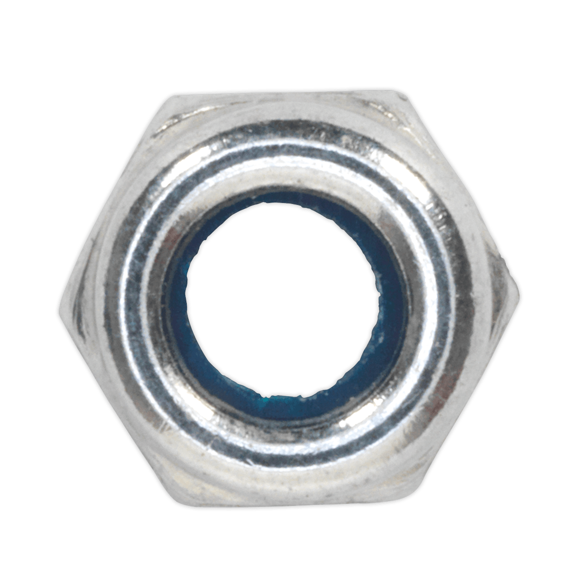 Nylon Locknut M4 Zinc Pack of 100 | Zinc plated DIN 982. | toolforce.ie