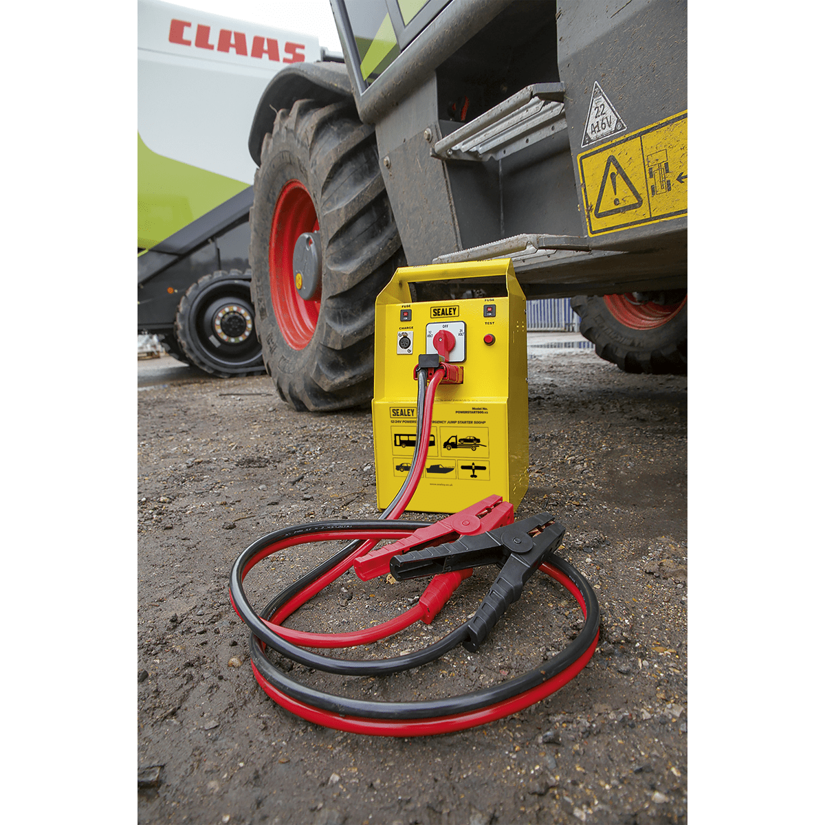 PowerStart Emergency Jump Starter 500hp Start 12/24V | Heavy-duty steel case, high power US manufactured battery and industrial quality switchgear make this model suitable for starting most vehicles. | toolforce.ie