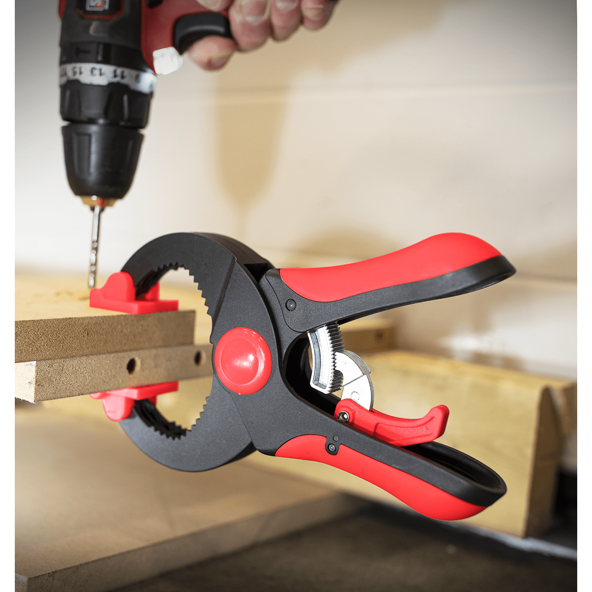 Ratchet Clamp 45mm | Quick ratcheting clamp with easy release trigger. | toolforce.ie