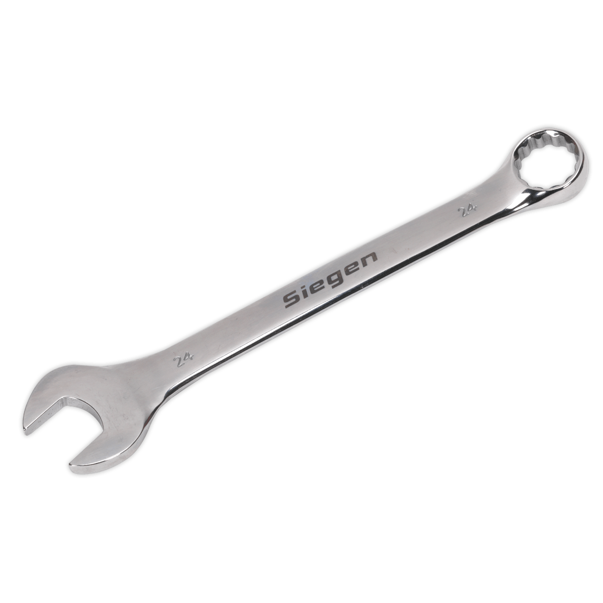 Combination Spanner 24mm | Manufactured from Chrome Vanadium steel with a fully polished finish. | toolforce.ie