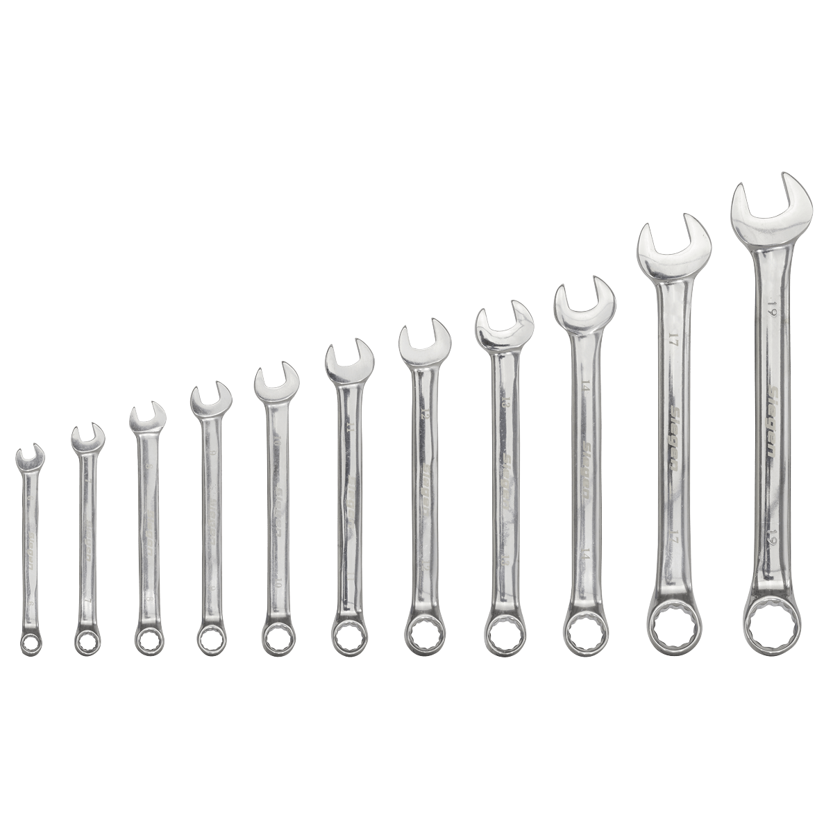 Sealey Combination Spanner Set 11pc Metric S0562