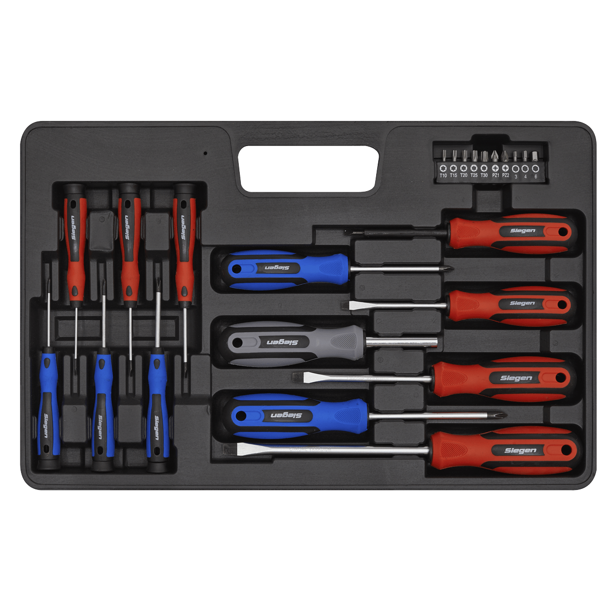 Sealey Soft Grip Screwdriver & Bit Set 23pc S0598