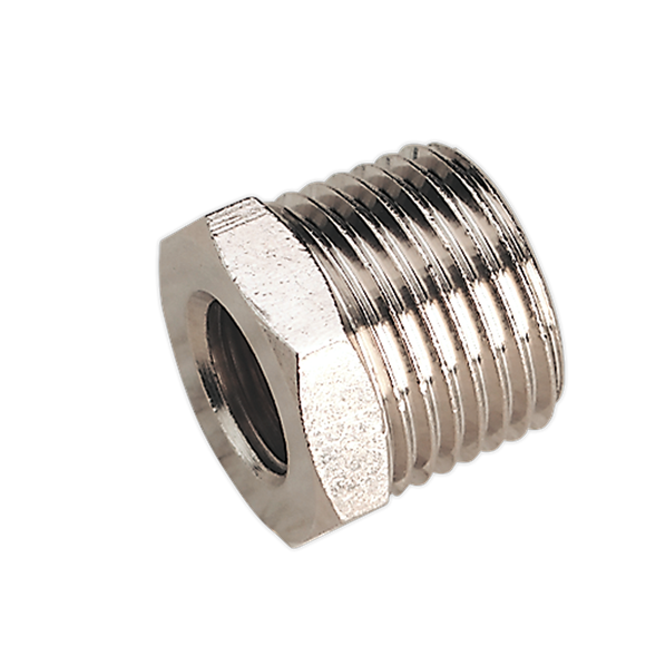 Sealey Air Tool Adaptor 1/2" BSPT Male to 1/4" BSPT Female SA1/1214F | lifetime warranty*| toolforce.ie