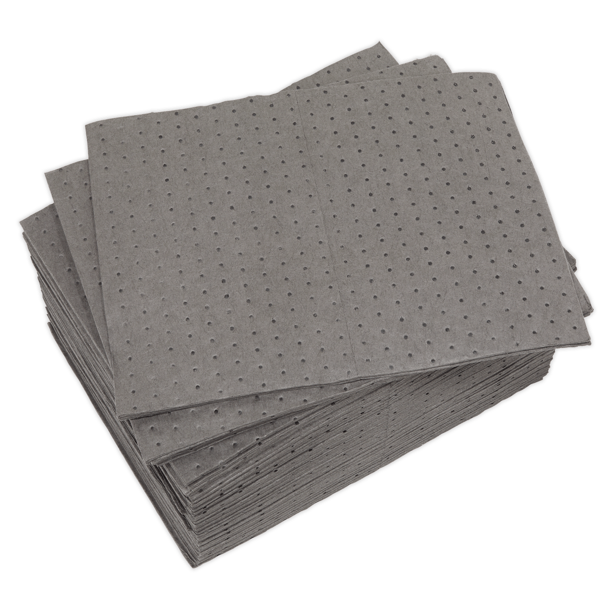 Spill Absorbent Pad Pack of 100 | Fast acting, high retention spill absorbent pads ideal for absorbing a variety of fluids including oil, fuel, coolants, solvents and water. | toolforce.ie