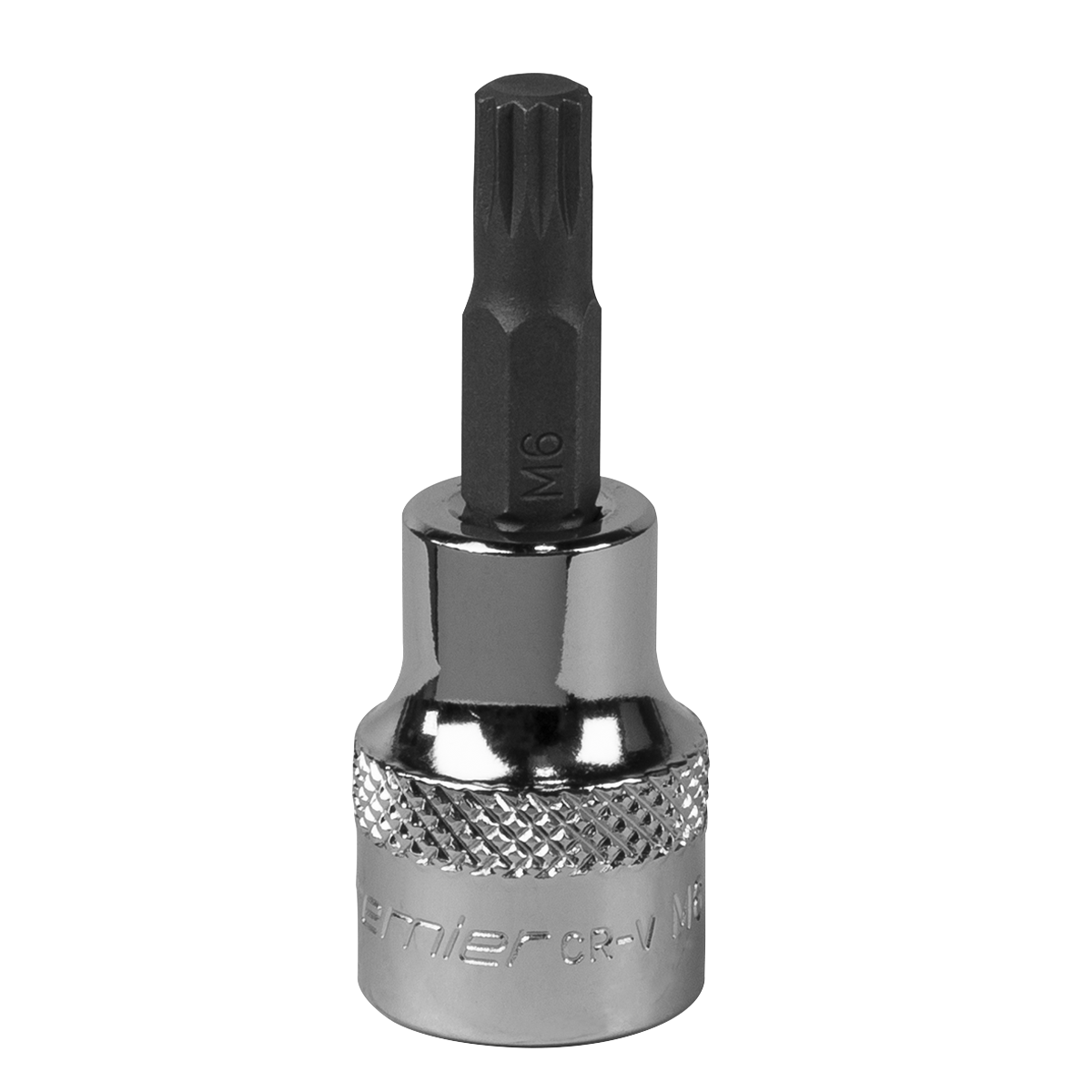 Sealey Spline Socket Bit M6 3/8"Sq Drive SBS004