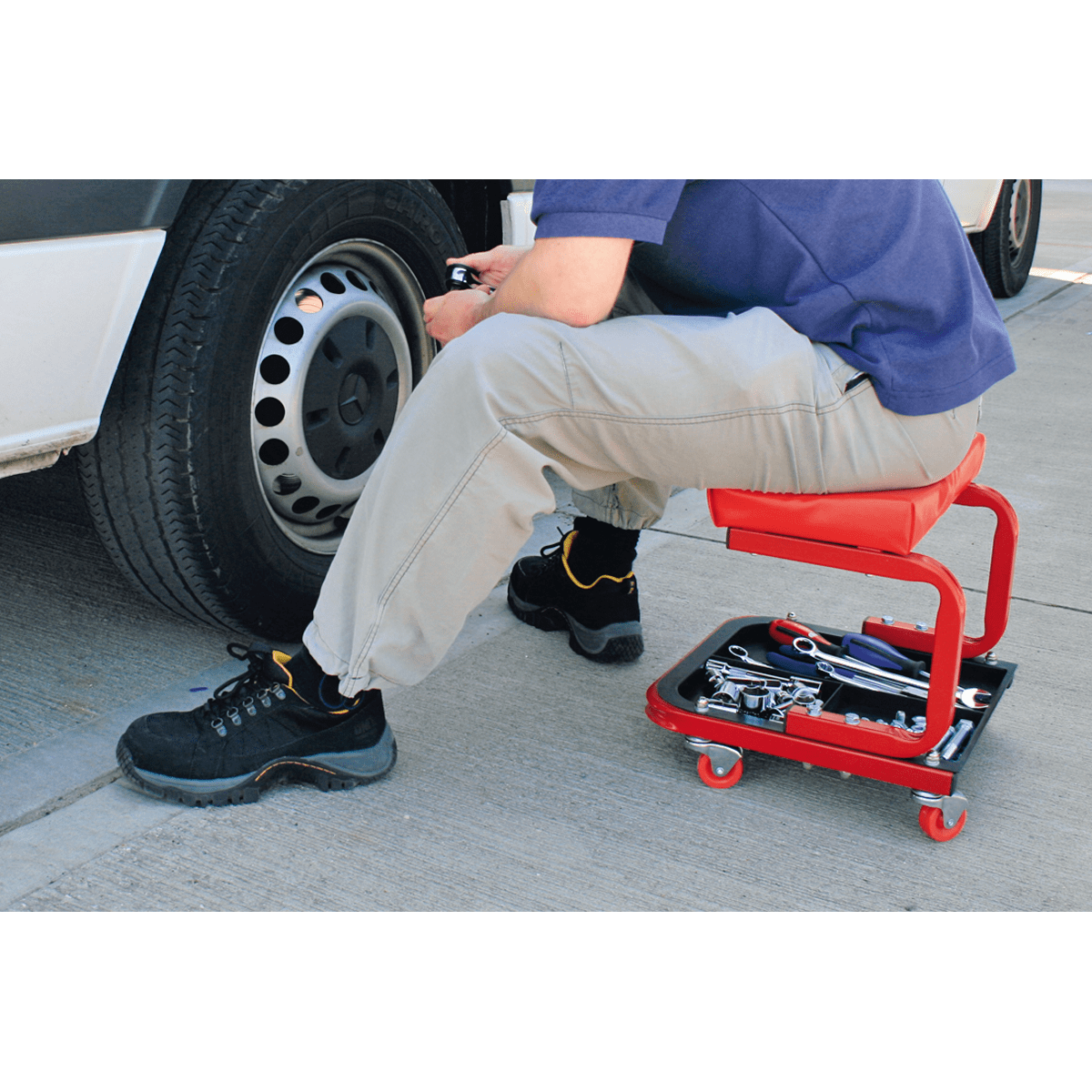 Sealey Mechanic's Utility Seat Deluxe SCR9