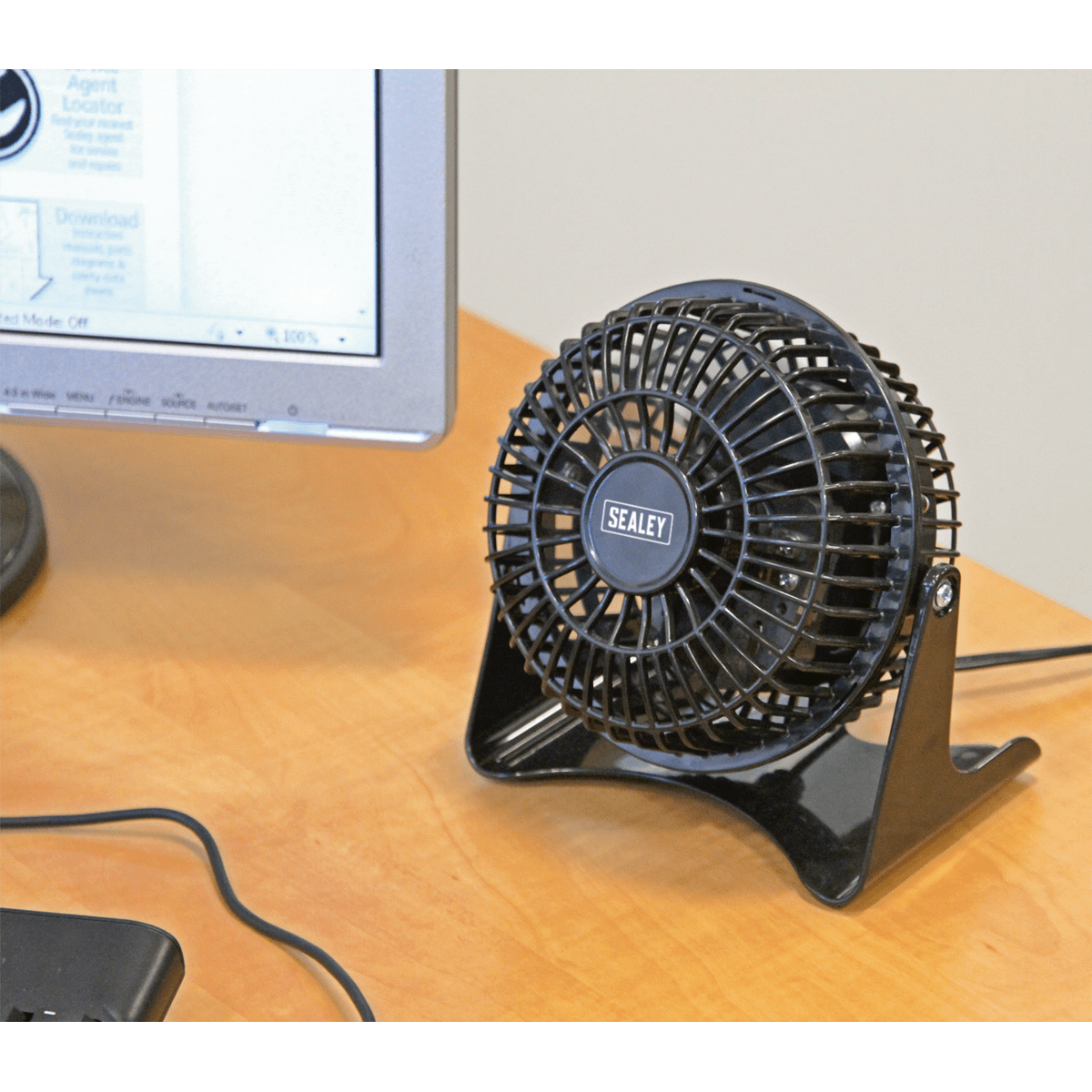 Sealey Desk Fan Mini 4" 230V SFF04