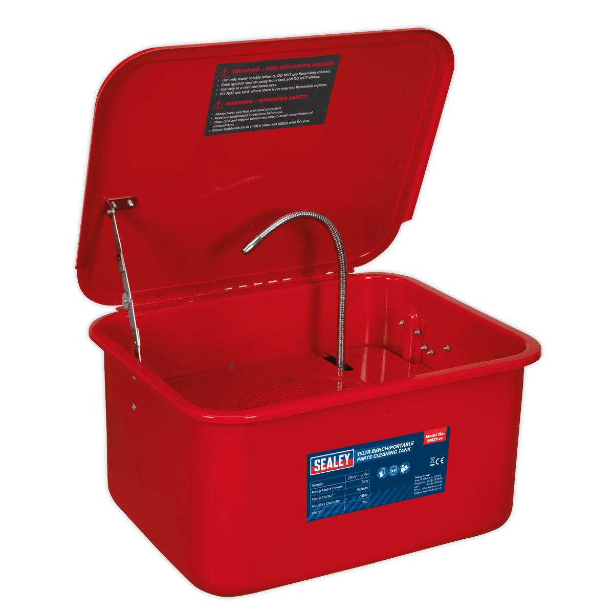 Sealey Parts Cleaning Tank Bench/Portable SM21