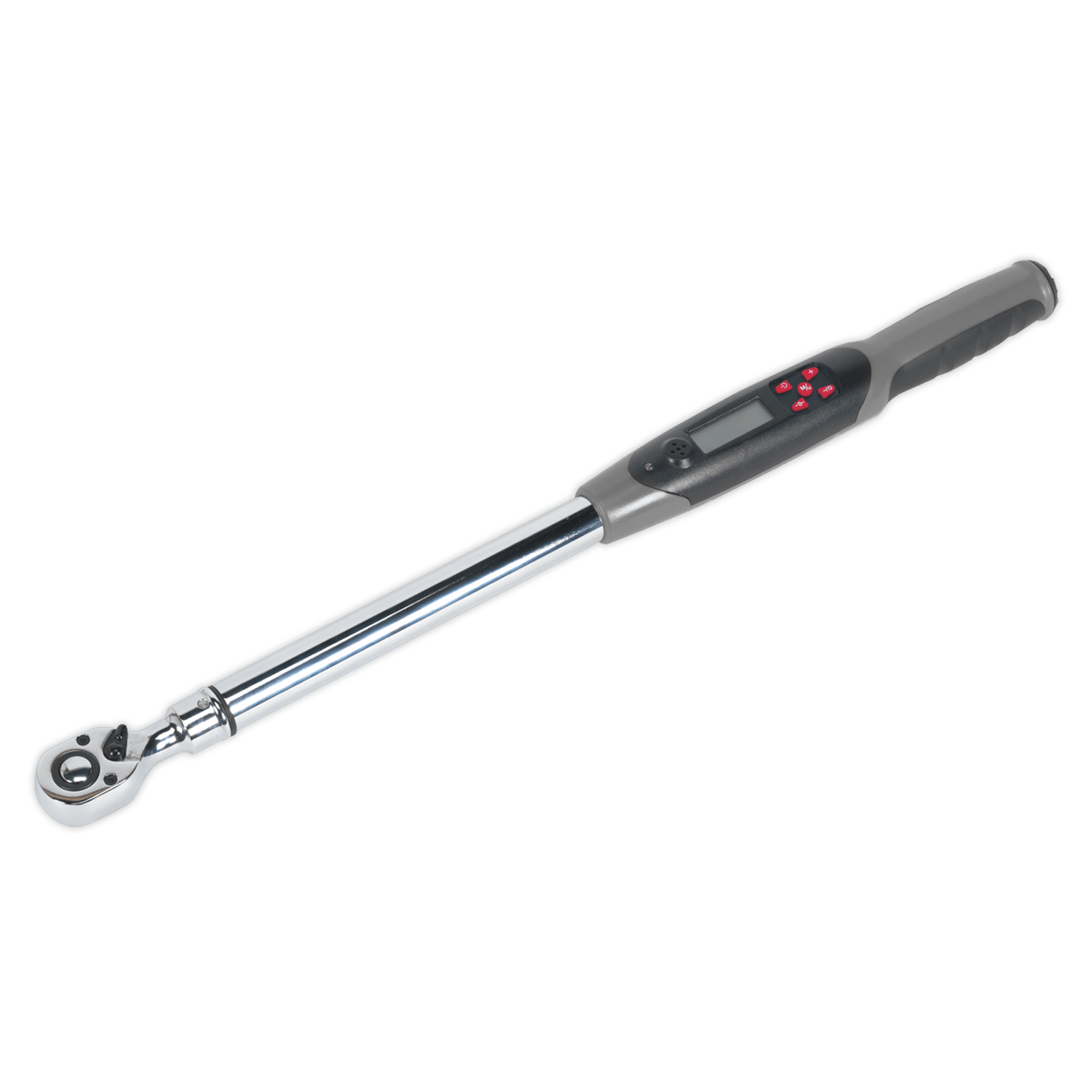 Angle Torque Wrench Digital 1/2"Sq Drive 20-200Nm(14.7-147.5lb.ft) | Rugged and resilient digital torque wrench suitable for workshop and factory use. | toolforce.ie