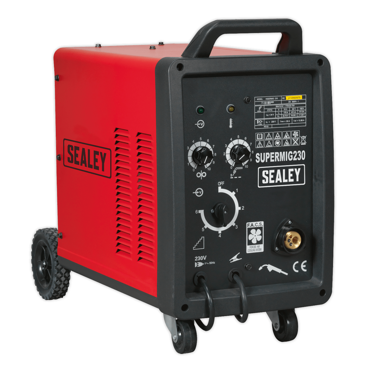 Sealey Professional MIG Welder 230A 230V with Binzel¨ Euro Torch SUPERMIG230