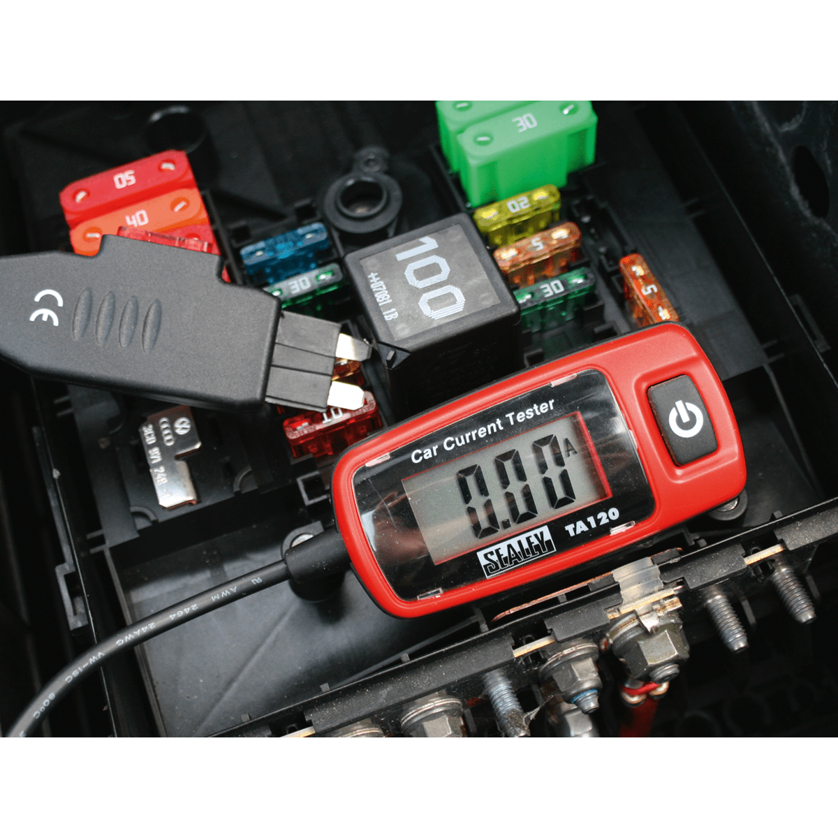 Automotive Current Tester 20A - Standard Blade Fuse | Fast, accurate and safe current measurement at the fuse box. | toolforce.ie