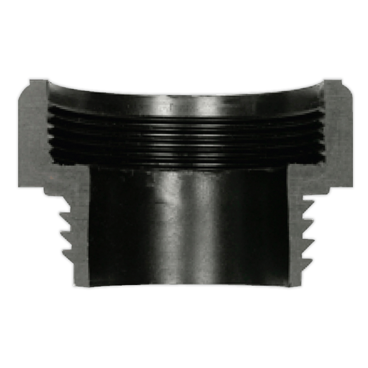 Drum Adaptor 56mm Trisure | Polypropylene drum adaptor. | toolforce.ie