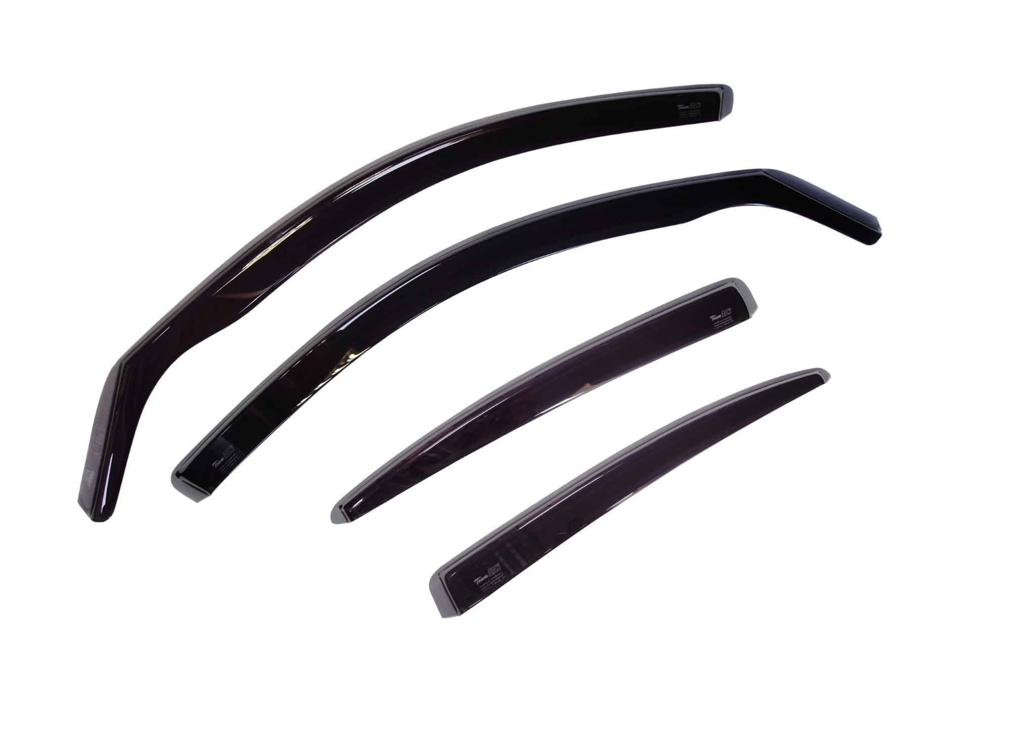 TOYOTA COROLLA E12/E13 HTB 2002-2007 TEAM HEKO WIND DEFLECTORS 4PC SET, Wind deflectors help maximize air flow through the vehicle when driving without letting rain in.