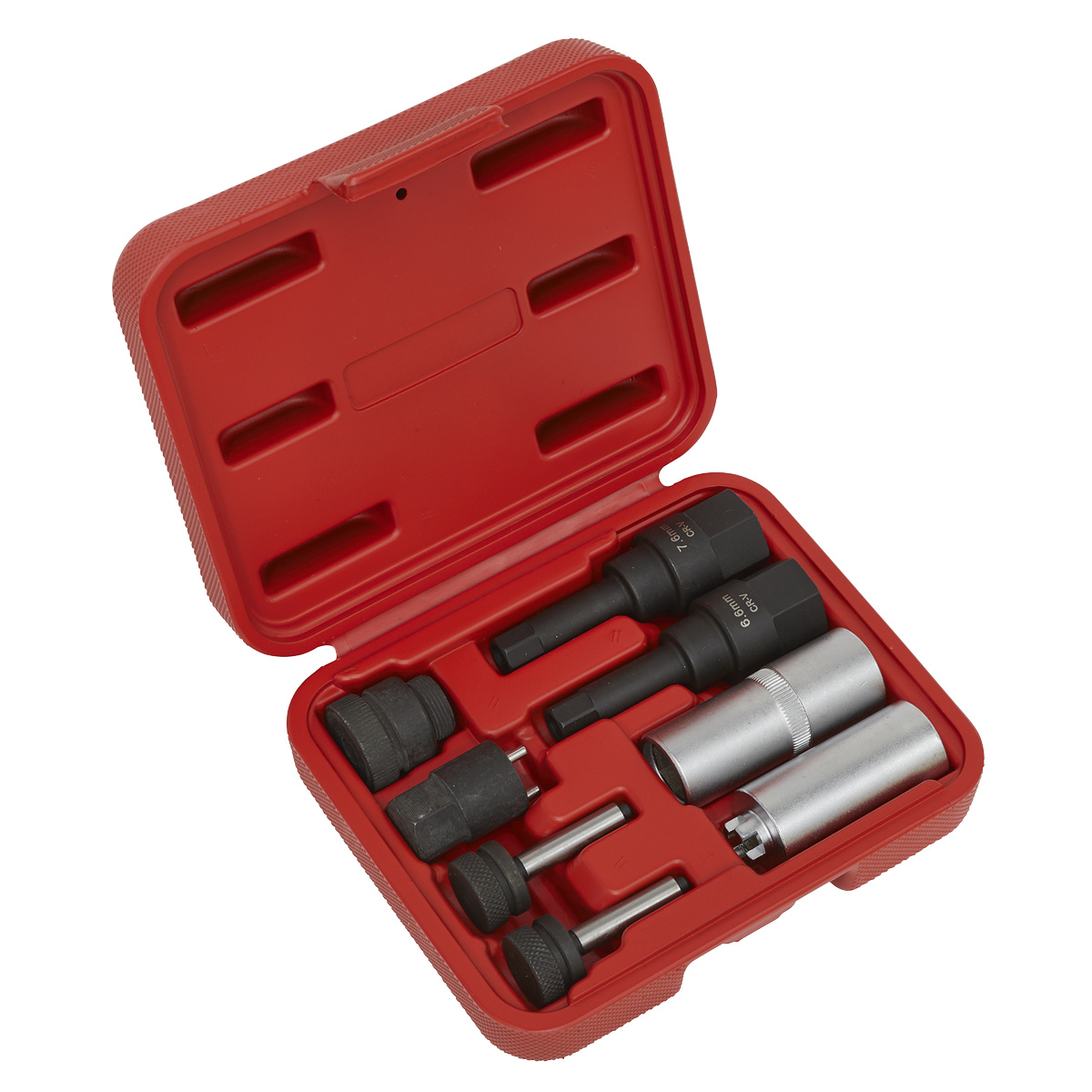 Injector socket set top