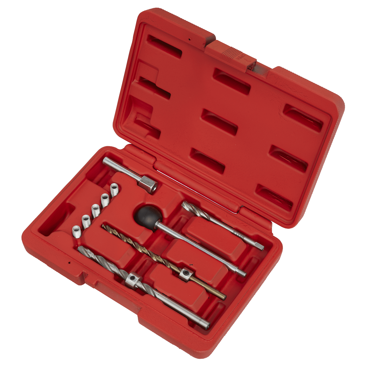 Mercedes CDi Injector Stud Repair Kit | Threaded insert repair kit for Mercedes CDi engine Injector clamping bolt. | toolforce.ie