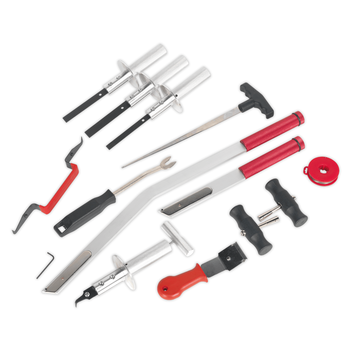 Windscreen Removal Tool Kit 14pc | Durable lightweight design delivers on quality and finish. | toolforce.ie